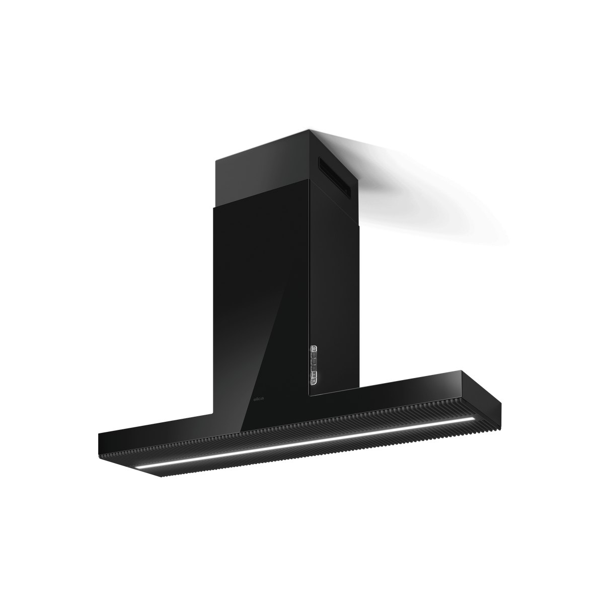 ELICA HAIKU EHI648BL 48" Island Range Hood, Black - 120V