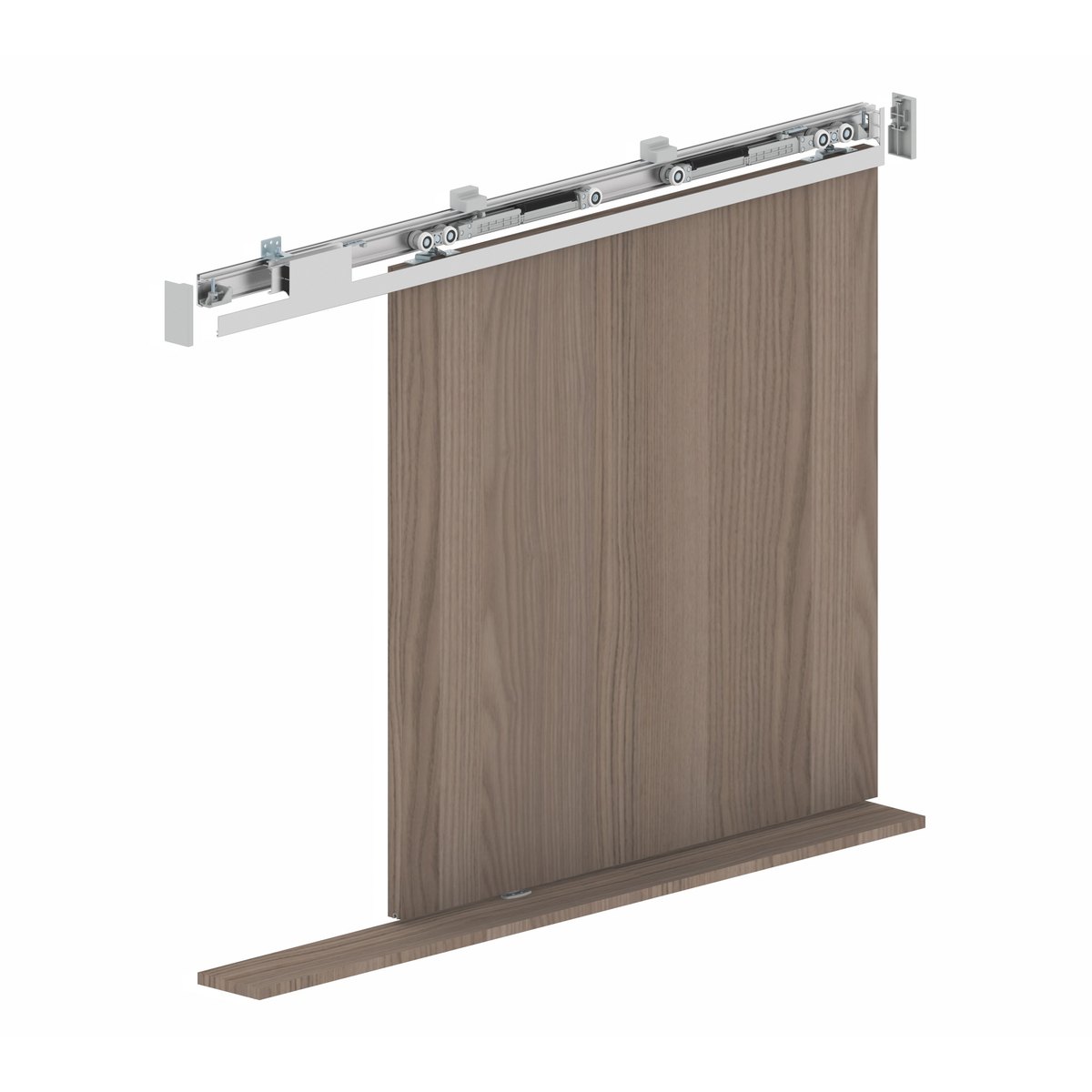 LUCIDO LC120 Sliding Door System Kit with Double Soft Closing (18-60 mm Doors)