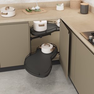 STARAX Turnboard Secret Corner Mechanism - Left - 450 mm - Anthracite