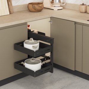 STARAX Unique Box Independent Secret Corner Mechanism - 450 mm - Anthracite
