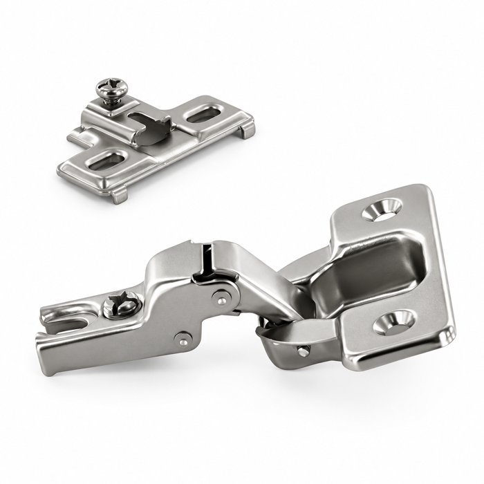 DTC 110&deg; Self-Close Slide-On Hinge, 35 mm Cup, Screw-On Plate
