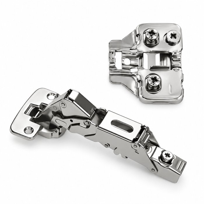 DTC Pivot Star 160&deg; Soft-Close Clip-On Hinge, Full Overlay, 35 mm Cup, Dowel Plate H0, Each