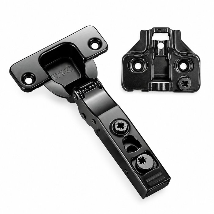 DTC Pivot Pro Soft-Close Hinge, 35 mm Cup, Screw-On Plate H0