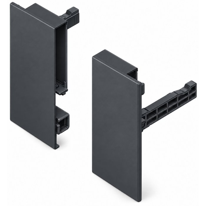 DTC Magic Pro Front fixing-brackets for low inner drawer, grey matt