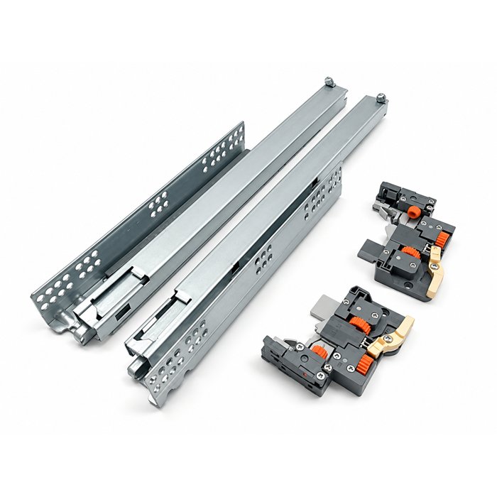 DTC JS10 Undermount Soft-Close Slide, 12" (300 mm), Full Extension