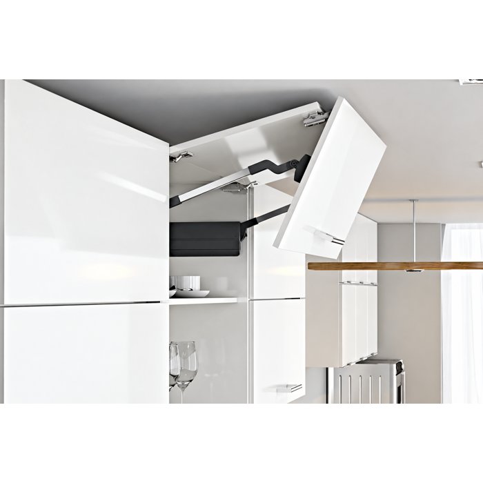 DTC Top Stays ST Bi-Fold Lift System, Cabinet Height 730-799 mm, Door 3.2-6.5 kg, Grey Cap