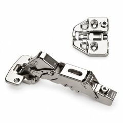 DTC Pivot Pro 155&deg; Soft-Close Clip-On Hinge, Full Overlay, 35 mm Cup, Screw-On Plate H0