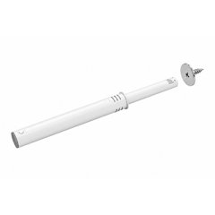 DTC Built-In Push Latch for Cabinet Doors, White