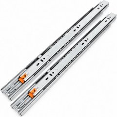 DTC 45 mm Full-Extension Ball-Bearing Slide, Push Open, 14" (350 mm)