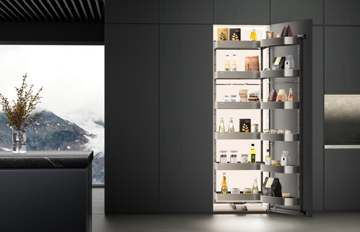 DTC AXERA VERTO Split Tall Pantry Pull-Out, 600 mm Cabinet