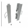 Rincomatic Toe Kick 98 Multi-Angle Corner, Matt Silver