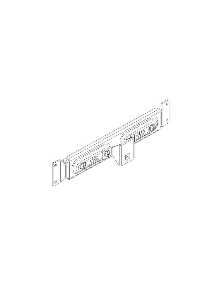 VIBO Larder Door Fixing Bracket Kit, 150 mm