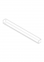 VIBO SpaceLock Drawer Compensator, 1200 mm, Flat Black