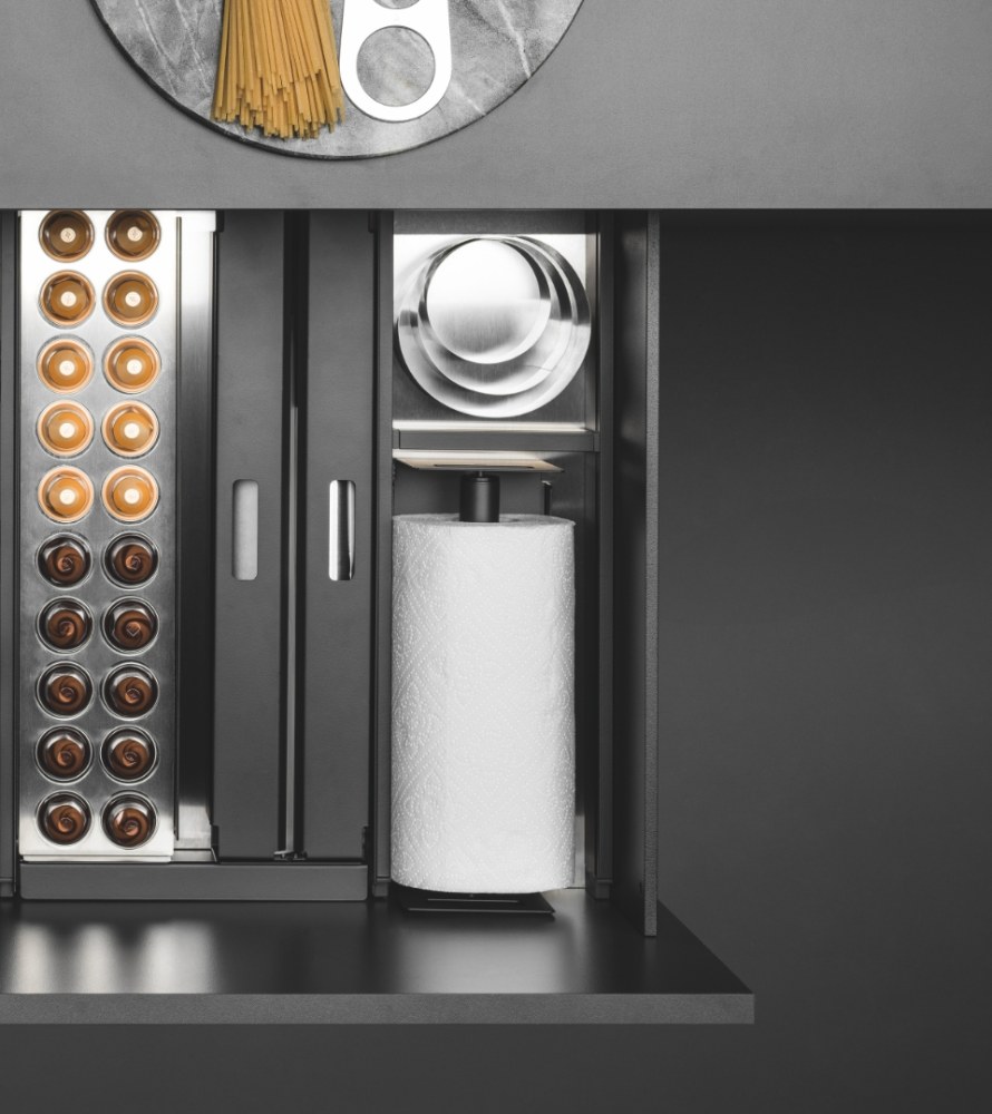 VIBO SpaceLock Coffee Capsule Holder, Flat Black