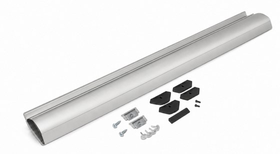 Rincomatic Basic40 Decorative Corner Post Kit, Matt Silver, 29-3/4 in