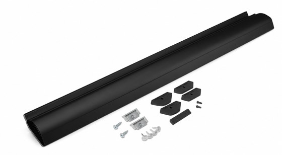 Rincomatic Basic40 Decorative Corner Post Kit, Matt Black, 29-3/4 in