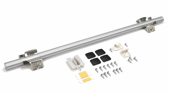 Rincomatic Compact32 Corner Hinge Kit, Matt Silver, 29-3/4 in