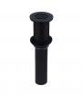 GRID STRAINER NO OVERFLOW BK