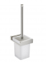 GLASS TOILET BRUSH SET- BN