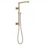 SHOWER COLUMN 18" ANGULAR IN CHAMPAGNE BRONZE