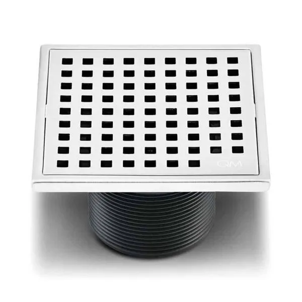 MIRA CENTER DRAIN 4"X4" POLISH