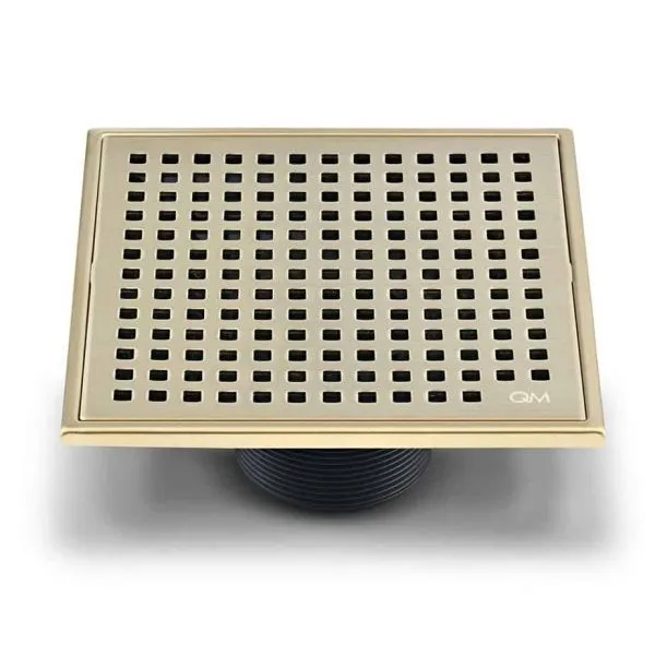 MIRA CENTER DRAIN 5"X5" GOLD